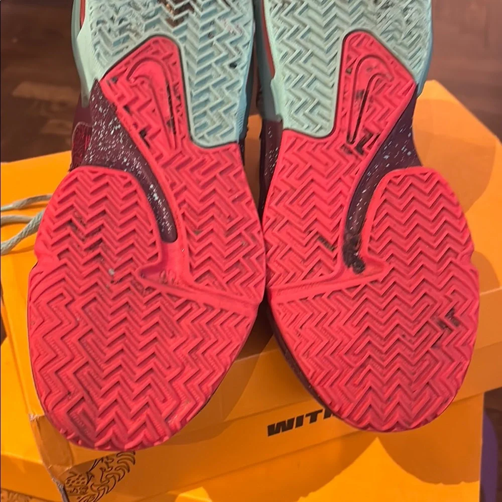 Nike Kids Sneakers - Red and Teal